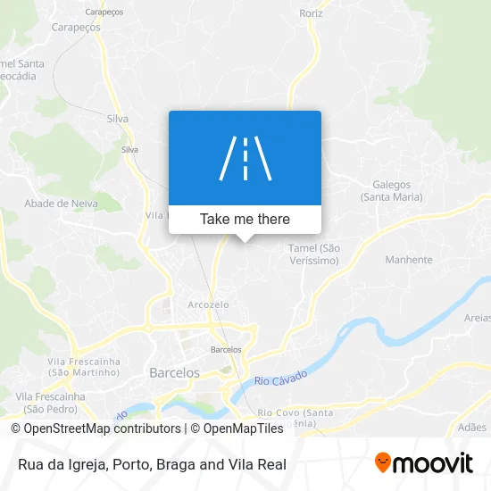 Rua da Igreja map