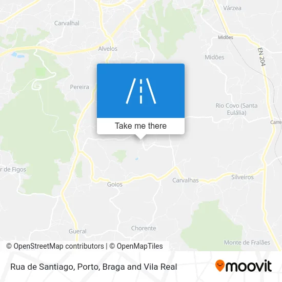 Rua de Santiago map