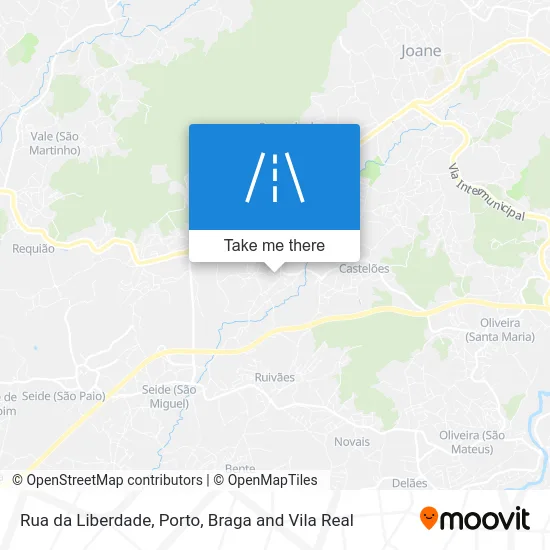 Rua da Liberdade map