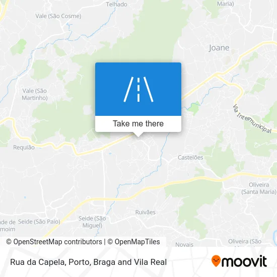 Rua da Capela map