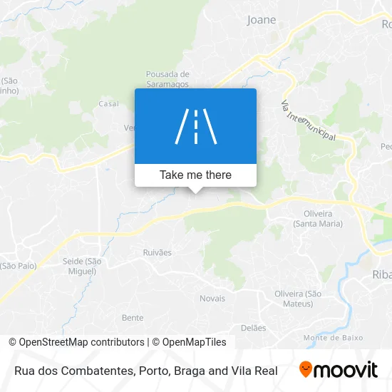 Rua dos Combatentes map