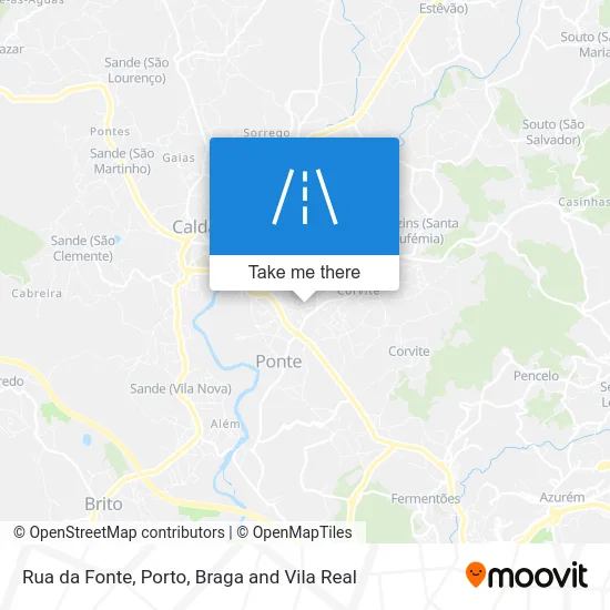 Rua da Fonte map