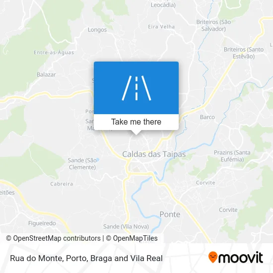 Rua do Monte map