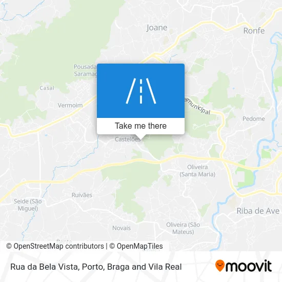 Rua da Bela Vista map
