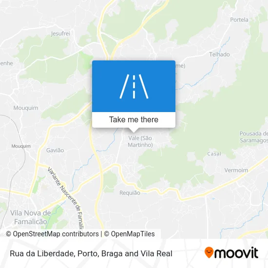 Rua da Liberdade map