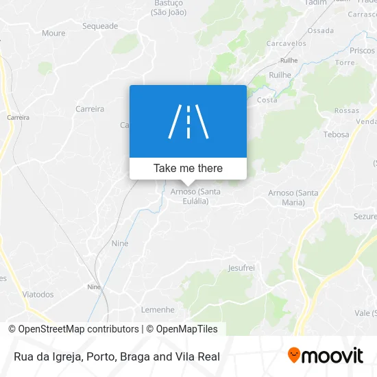 Rua da Igreja map