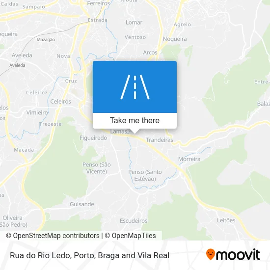 Rua do Rio Ledo map