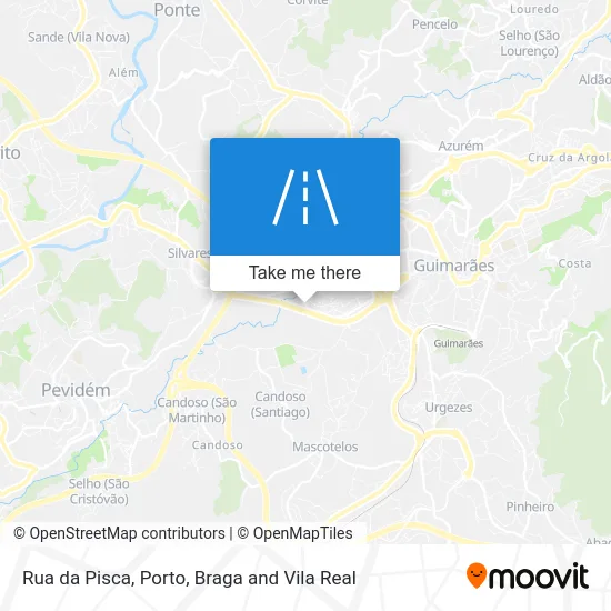 Rua da Pisca map