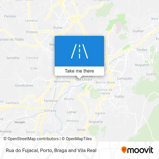 Rua do Fujacal map