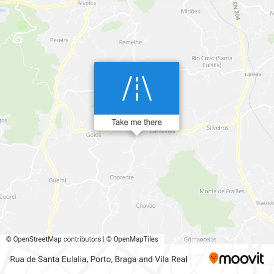 Rua de Santa Eulalia map