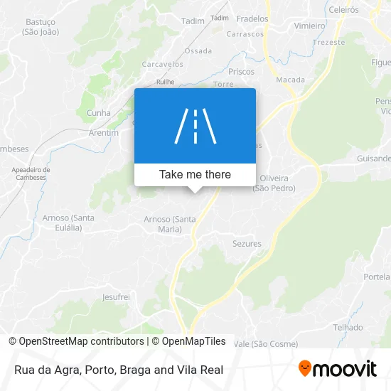 Rua da Agra map