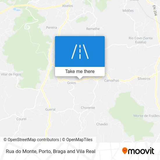 Rua do Monte map