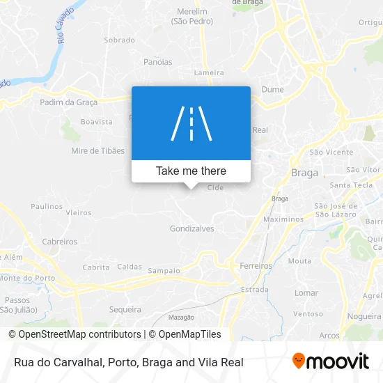Rua do Carvalhal map
