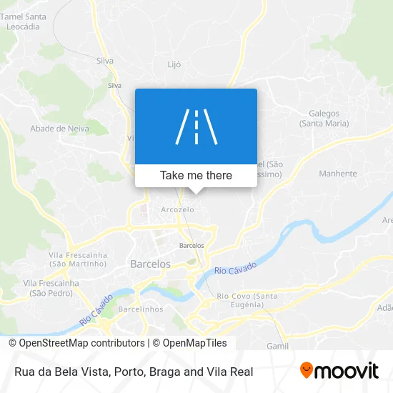 Rua da Bela Vista map