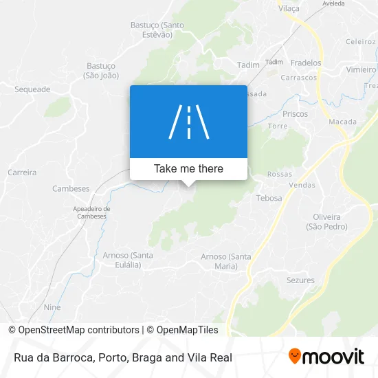 Rua da Barroca map