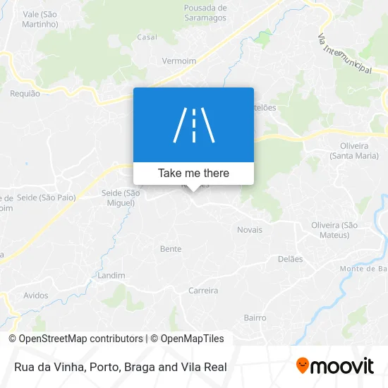 Rua da Vinha map
