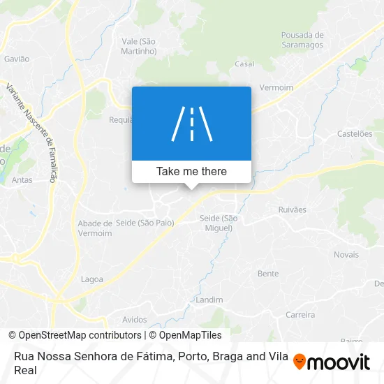 Rua Nossa Senhora de Fátima map