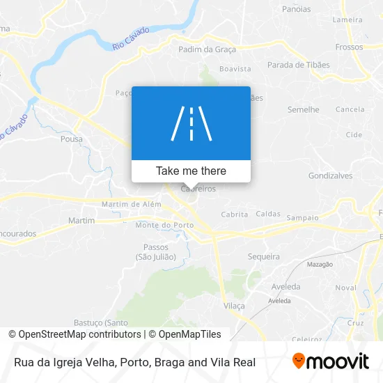 Rua da Igreja Velha map