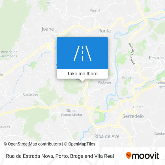 Rua da Estrada Nova map