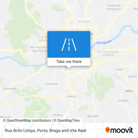 Rua Brito Limpo map