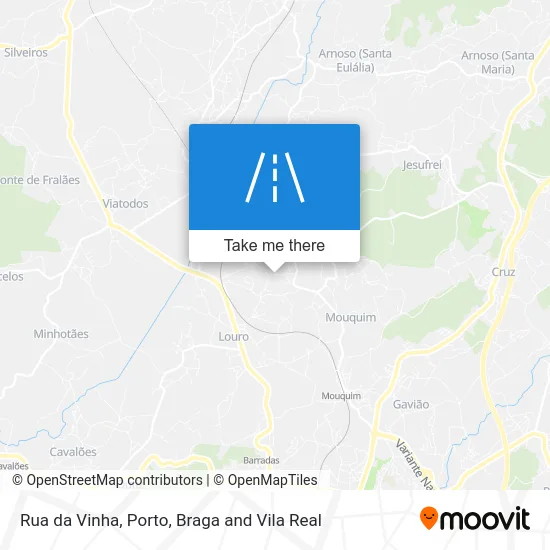Rua da Vinha map