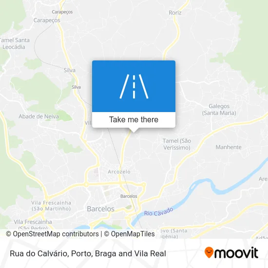 Rua do Calvário map