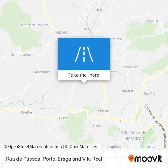 Rua de Passos map
