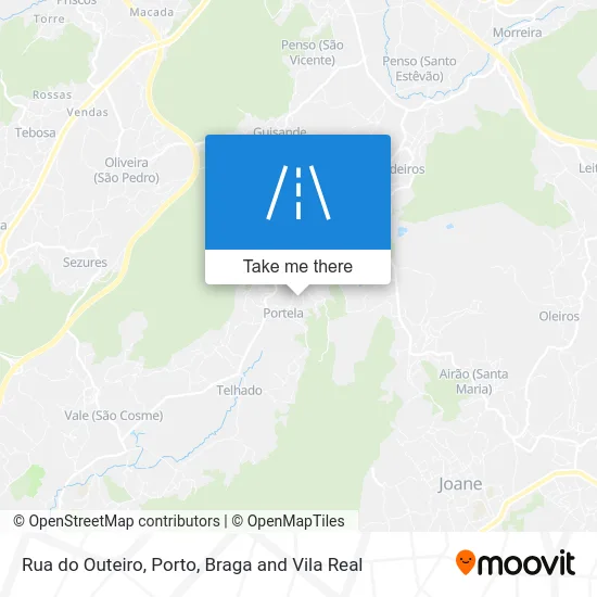 Rua do Outeiro map