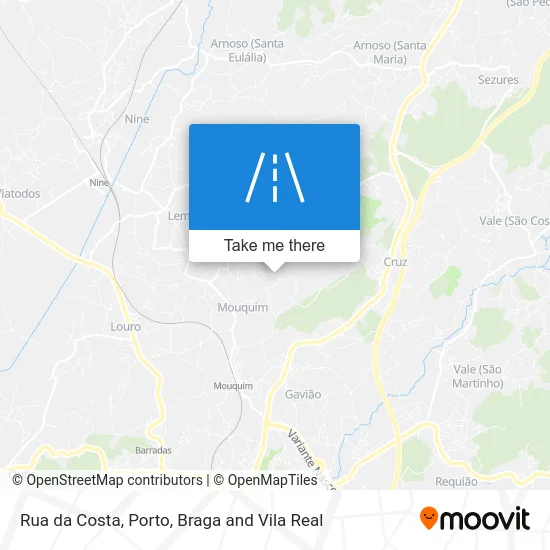 Rua da Costa map