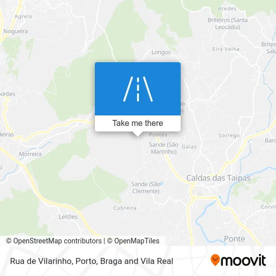 Rua de Vilarinho map
