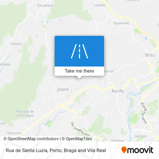 Rua de Santa Luzia map