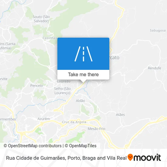 Rua Cidade de Guimarães map