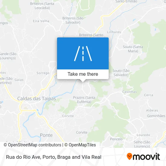 Rua do Rio Ave map