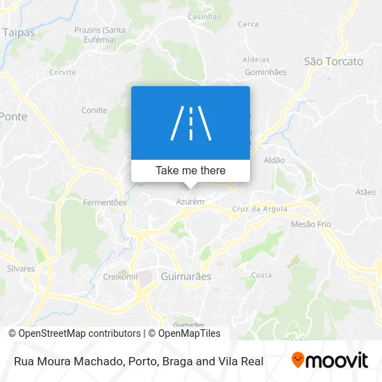 Rua Moura Machado map