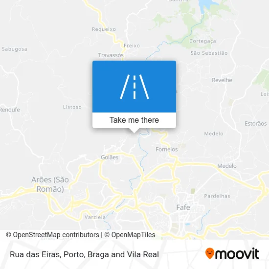 Rua das Eiras map
