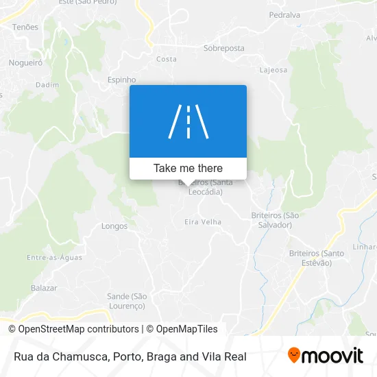 Rua da Chamusca map