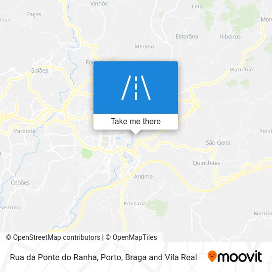 Rua da Ponte do Ranha map