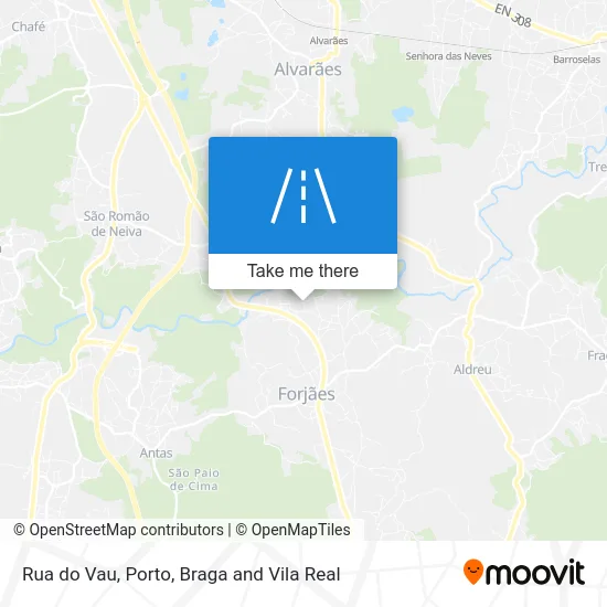 Rua do Vau map