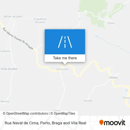 Rua Naval de Cima map