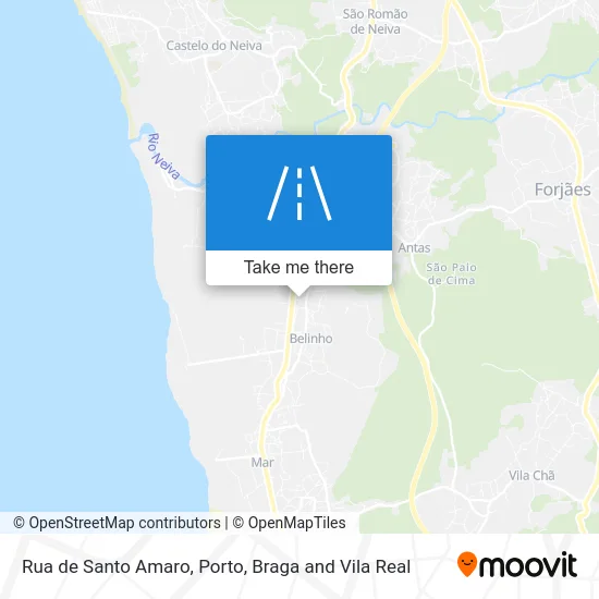 Rua de Santo Amaro map