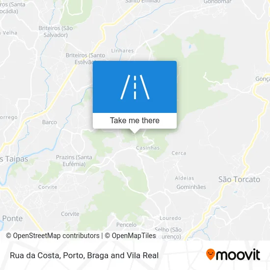 Rua da Costa map