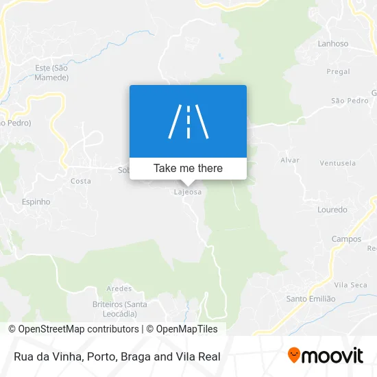 Rua da Vinha map
