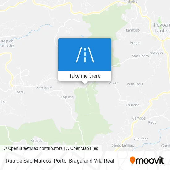 Rua de São Marcos map