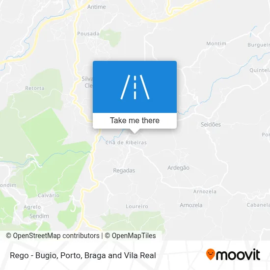 Rego - Bugio map