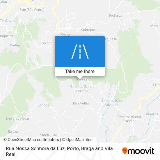 Rua Nossa Senhora da Luz map