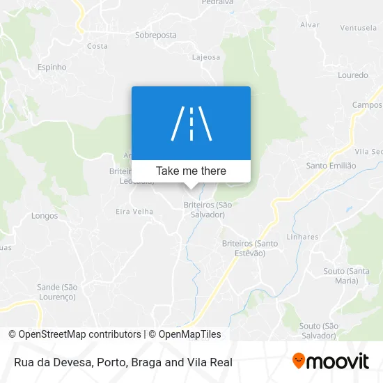 Rua da Devesa map