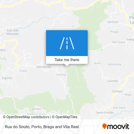 Rua do Souto map