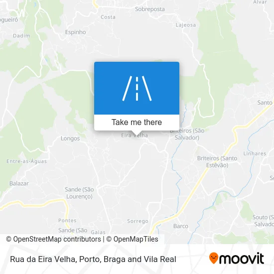 Rua da Eira Velha map