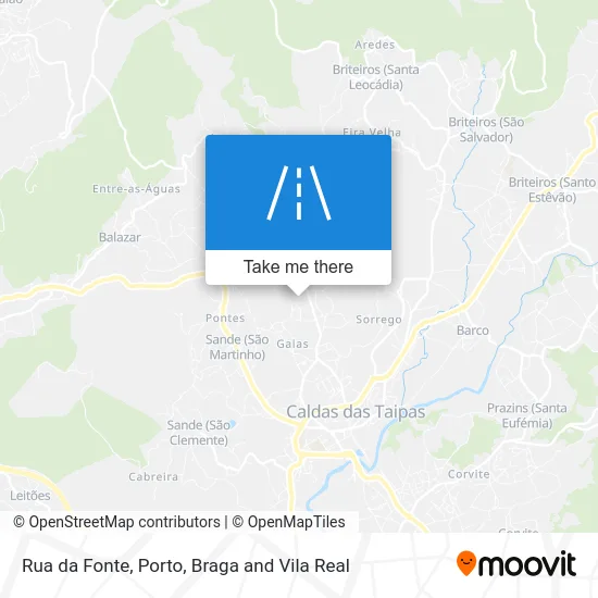 Rua da Fonte map