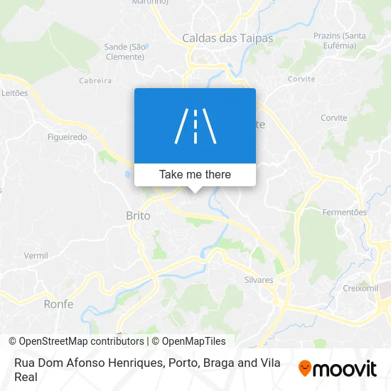 Rua Dom Afonso Henriques map